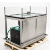 Аквариум для продажи живой рыбы 600л + рачник 250л + агрегат с фильтром и насосом (Восстановленное 1 шт) УТ-00012282