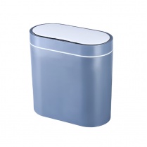 Ведро для мусора сенсорное, овал, Foodatlas JAH-6711, 8 л (серый)