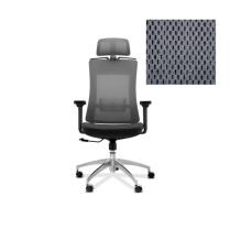 Кресло Юнитекс Pulse A PS/A/X/SL/3D/h ткань TW серая