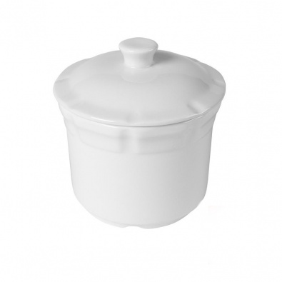 Чаша фарфор для супа CAMEO IMPERIAL WHITE с крышкой 270МЛ D10СМ H11СМ 210-344
