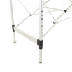 Массажный стол складной MED-MOS JFAL01A 3-х секционный, алюминиевая рама, белый-синий