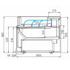Витрина холодильная Carboma BAVARIA 3 GC111 SM 1,25-2 открытая, без боковин (Мариель)