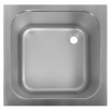 Ванна моечная односекционная Luxstahl ВМ1 7/7/8.5 (0.8) без фартука