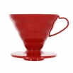Чайник + воронка пластиковая HARIO VCSD-02R Красный