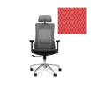 Кресло Юнитекс Pulse A PS/A/X/SL/3D/h ткань TW красная