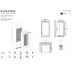 Винный шкаф Dunavox DVP-70.185DB