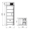 Шкаф холодильный Аркто D0.7-Slc (пропан)