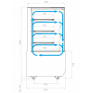 Витрина холодильная Carboma KC70 VM 0,9-1 LIGHT (версия 2.0) (9005-0109)