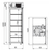 Шкаф холодильный Аркто R1.4-Gc (пропан)