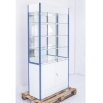 Шкаф-витрина остеклённая Русь ВС/ст.синие 1045х400х2120 (Восстановленное 1 шт) УТ-00090060
