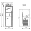 Шкаф холодильный Аркто D1.0-Gl (пропан)