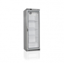 Шкаф холодильный со стеклом Tefcold UR400SG нержавеющий