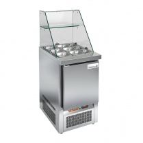 Стол холодильный для салатов (саладетта) HICOLD SLE3-1GN высокое стекло