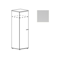 Шкаф для одежды глубокий узкий Юнитекс А4 9312 СЕ серый