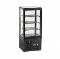 Шкаф кондитерский холодильный Tefcold UPD80/BLACK черный