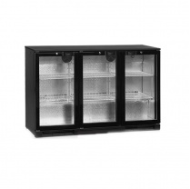 Шкаф холодильный со стеклом Tefcold DB300H-P барный черный