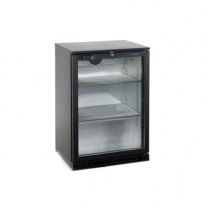 Шкаф холодильный со стеклом Tefcold BA10H барный черный
