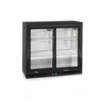 Шкаф холодильный со стеклом Tefcold DB200S-I барный черный