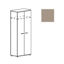 Шкаф для одежды (задняя стенка ДСП) Юнитекс А4 9317 МП мокко премиум