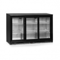 Шкаф холодильный со стеклом Tefcold DB300S-3-P барный черный