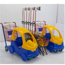 Комплект покупательских тележек Wanzl, детские (2 машины; 7 покупательских) (Восстановленное 1 шт) УТ-00089174