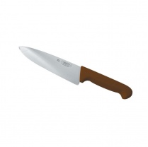 Шеф-нож PRO-Line 25 см, коричневая пластиковаяручка, P.L. Proff Cuisine