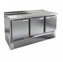 Стол холодильный для салатов (саладетта) Hicold SLE2-111GN (1/6) с крышкой)