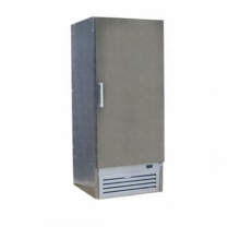 Универсальный холодильный шкаф Cryspi ШСУП1ТУ-0,75М(В/Prm)/нерж (Solo SN c глухой дверью)