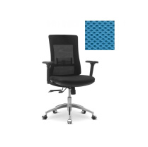 Кресло персонала Юнитекс Pulse A X/SL/3D ткань TW голубая