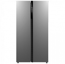Холодильник Side-by-side с дисплеем на двери цвета нержавеющая сталь Бирюса SBS 587 I