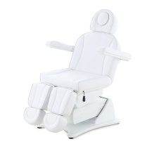 Педикюрное кресло электрическое MED-MOS ММКП-3 (КО-193Д) белый с ножной педалью