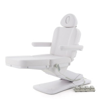 Косметологическое кресло электрическое MED-MOS ММКК-4 (КО-185DP) белый с ножной педалью и пультом управления