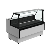 Витрина холодильная Carboma PRAIA 2 GC85 SL 0,94-1 с боковинами 9006-9005