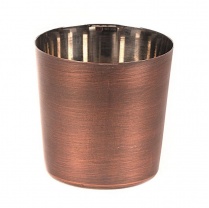 Стакан Antique Copper для подачи 400 мл, d 8,5 см, h 8,5 см, нержавейка, P.L. Proff Cuis