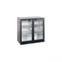 Шкаф холодильный со стеклом Tefcold BA25H-I барный черный