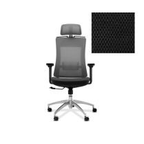 Кресло Юнитекс Pulse A PS/A/X/SL/3D/h ткань TW черная