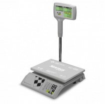 Торговые настольные весы M-ER 326 ACPX-15.2 Slim LCD Белые