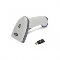 Беспроводной сканер штрих-кода MERTECH CL-2210 HR P2D SUPERLEAD USB White