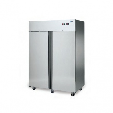 Шкаф холодильный ISA GE 1400 A RV TN 2P GLASS SS+SS QE (2 стеклянные двери)