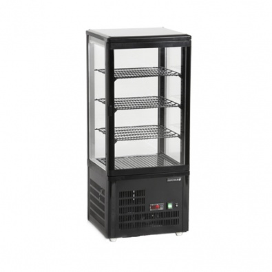Шкаф кондитерский холодильный Tefcold UPD80/BLACK черный