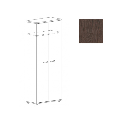 Шкаф для одежды Юнитекс А4 9307 ВТ венге
