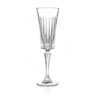 Бокал-флюте для шампанского 210 мл хр. стекло Style TimeLess RCR Cristalleria [6]