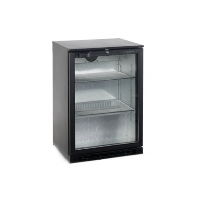 Шкаф холодильный со стеклом Tefcold BA10H барный черный