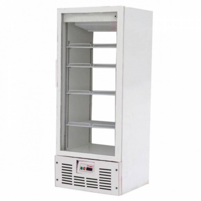 Шкаф холодильный Ариада R700MSW с прозрачной стенкой 