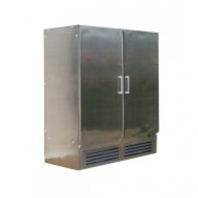 Холодильный шкаф Cryspi ШВУП1ТУ-1,6М(В/Prm)/нерж. (Duet с глух. дверьми)