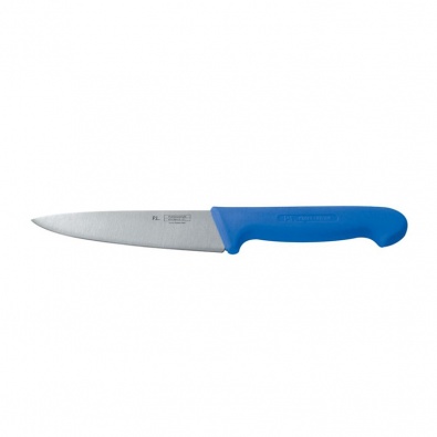 Нож PRO-Line поварской 16 см, синяя пластиковая ручка, P.L. Proff Cuisine