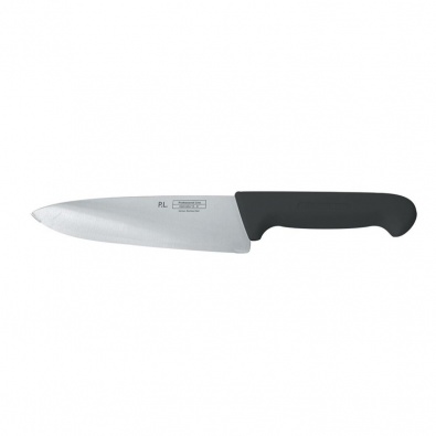 Шеф-нож PRO-Line 25 см, черная пластиковая ручка, P.L. Proff Cuisine
