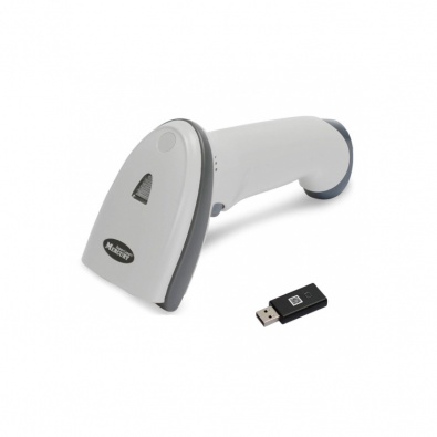 Беспроводной сканер штрих-кода MERTECH CL-2210 HR P2D SUPERLEAD USB White